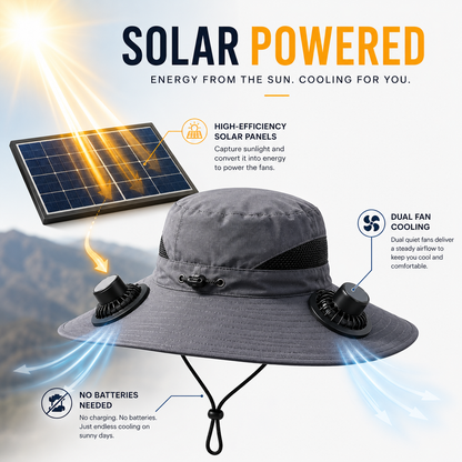 CoolBreeze™ Solar Hat